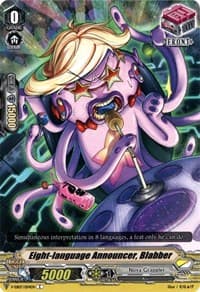 Eight-language Announcer, Blabber - V-EB07: The Heroic Evolution - Cardfight Vanguard card