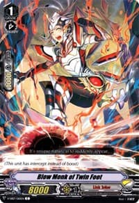 Blow Monk of the Twin Foot - V-EB07: The Heroic Evolution - Cardfight Vanguard card