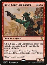 Siege-Gang Commander - Promo Pack: Core Set 2020 - Magic: The Gathering card