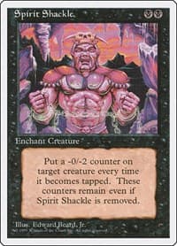 Spirit Shackle - Fourth Edition - Magic: The Gathering card