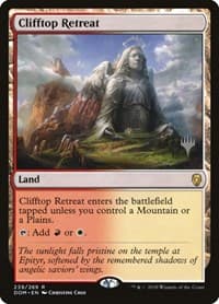 Clifftop Retreat - Promo Pack: Core Set 2020 - Magic: The Gathering card