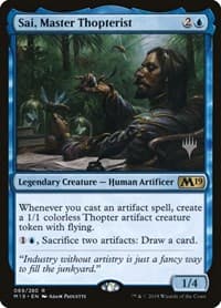 Sai, Master Thopterist - Promo Pack: Core Set 2020 - Magic: The Gathering card