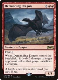 Demanding Dragon - Promo Pack: Core Set 2020 - Magic: The Gathering card