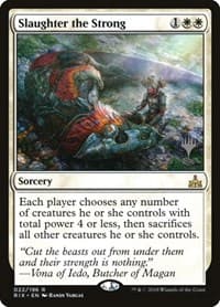 Slaughter the Strong - Promo Pack: Core Set 2020 - Magic: The Gathering card