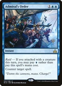 Admiral's Order - Promo Pack: Core Set 2020 - Magic: The Gathering card