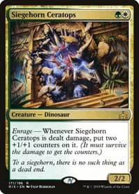 Siegehorn Ceratops - Promo Pack: Core Set 2020 - Magic: The Gathering card