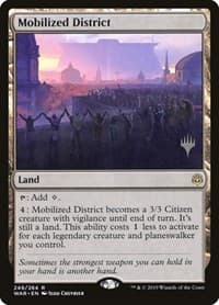 Mobilized District - Promo Pack: Core Set 2020 - Magic: The Gathering card