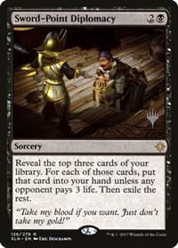 Sword-Point Diplomacy - Promo Pack: Core Set 2020 - Magic: The Gathering card