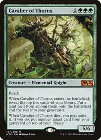 Cavalier of Thorns - Promo Pack: Core Set 2020 - Magic: The Gathering card