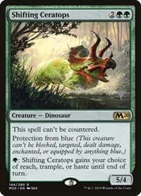 Shifting Ceratops - Promo Pack: Core Set 2020 - Magic: The Gathering card