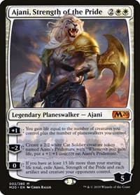 Ajani, Strength of the Pride - Promo Pack: Core Set 2020 - Magic: The Gathering card