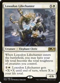 Loxodon Lifechanter - Promo Pack: Core Set 2020 - Magic: The Gathering card