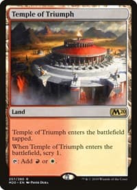 Temple of Triumph - Promo Pack: Core Set 2020 - Magic: The Gathering card