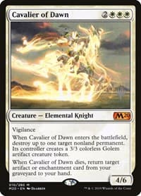 Cavalier of Dawn - Promo Pack: Core Set 2020 - Magic: The Gathering card