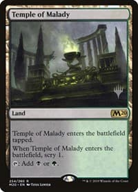 Temple of Malady - Promo Pack: Core Set 2020 - Magic: The Gathering card