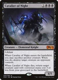 Cavalier of Night - Promo Pack: Core Set 2020 - Magic: The Gathering card
