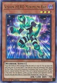 Vision HERO Minimum Ray - Battles of Legend: Hero's Revenge - YuGiOh card