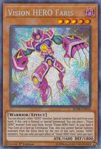 Vision HERO Faris - Battles of Legend: Hero's Revenge - YuGiOh card