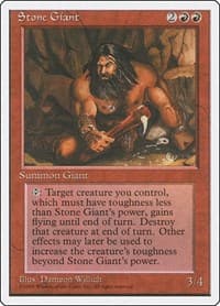 Stone Giant - Fourth Edition - Magic: The Gathering card