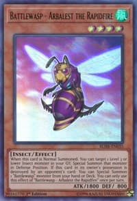 Battlewasp - Arbalest the Rapidfire - Battles of Legend: Hero's Revenge - YuGiOh card