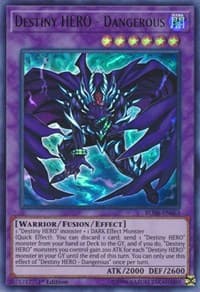 Destiny HERO - Dangerous - Battles of Legend: Hero's Revenge - YuGiOh card