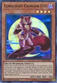 Lunalight Crimson Fox - Battles of Legend: Hero's Revenge - YuGiOh card