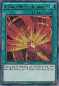 Sky Striker Maneuver - Afterburners! - Battles of Legend: Hero's Revenge - YuGiOh card
