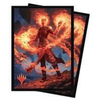 Core Set 2020 Standard Deck Protectors M20 V4 - Chandra, Awakened Inferno (100-Pack) - Ultra Pro Card Sleeves - Card Sleeves card