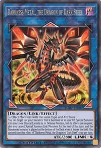 Darkness Metal, the Dragon of Dark Steel - Shonen Jump Magazine Promos - YuGiOh card