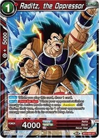 Raditz, the Oppressor - Assault of the Saiyans - Dragon Ball Super: Masters card