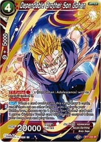Dependable Brother Son Gohan - Assault of the Saiyans - Dragon Ball Super: Masters card