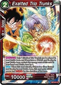 Exalted Trio Trunks - Assault of the Saiyans - Dragon Ball Super: Masters card