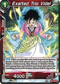Exalted Trio Videl - Assault of the Saiyans - Dragon Ball Super: Masters card