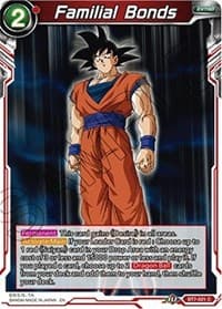Familial Bonds - Assault of the Saiyans - Dragon Ball Super: Masters card