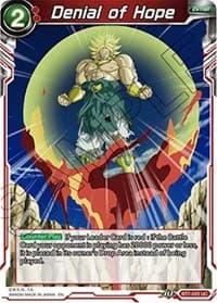 Denial of Hope - Assault of the Saiyans - Dragon Ball Super: Masters card
