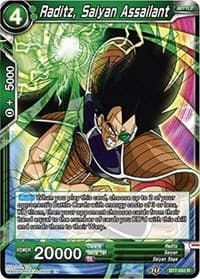 Raditz, Saiyan Assailant - Assault of the Saiyans - Dragon Ball Super: Masters card