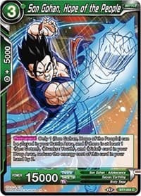 Son Gohan, Hope of the People - Assault of the Saiyans - Dragon Ball Super: Masters card
