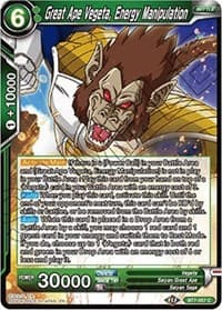 Great Ape Vegeta, Energy Manipulation - Assault of the Saiyans - Dragon Ball Super: Masters card