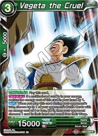 Vegeta the Cruel - Assault of the Saiyans - Dragon Ball Super: Masters card
