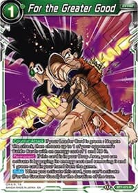 For the Greater Good - Assault of the Saiyans - Dragon Ball Super: Masters card