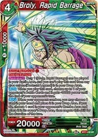 Broly, Rapid Barrage - Assault of the Saiyans - Dragon Ball Super: Masters card