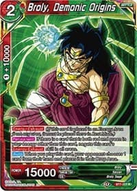 Broly, Demonic Origins - Assault of the Saiyans - Dragon Ball Super: Masters card