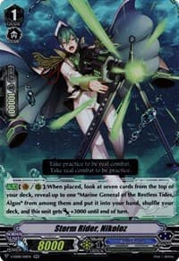 Storm Rider, Nikoloz - V-EB08: My Glorious Justice - Cardfight Vanguard card