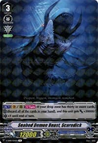 Seabed Demon Beast, Scaredick - V-EB08: My Glorious Justice - Cardfight Vanguard card
