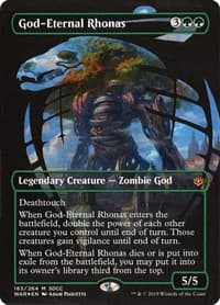 God-Eternal Rhonas (SDCC 2019 Exclusive) - Media Promos - Magic: The Gathering card