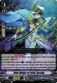 Blue Wings of Faith, Basilia - V-EB08: My Glorious Justice - Cardfight Vanguard card