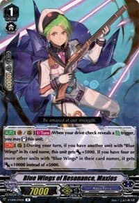 Blue Wings of Resonance, Maxios - V-EB08: My Glorious Justice - Cardfight Vanguard card