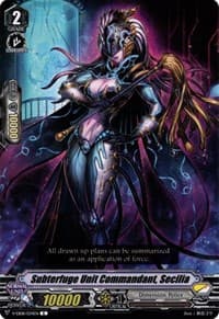 Subterfuge Unit Commandant, Secilia - V-EB08: My Glorious Justice - Cardfight Vanguard card