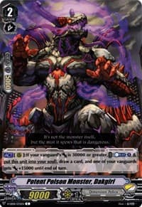 Potent Poison Monster, Dakgiri - V-EB08: My Glorious Justice - Cardfight Vanguard card