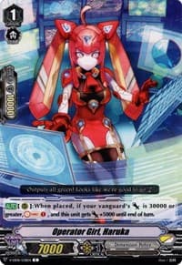 Operator Girl, Haruka - V-EB08: My Glorious Justice - Cardfight Vanguard card